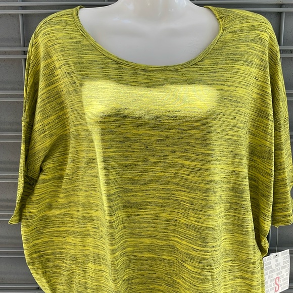 LulaRoe Yellow Microstriped Irma Tunic Top-0920 - Picture 2 of 10